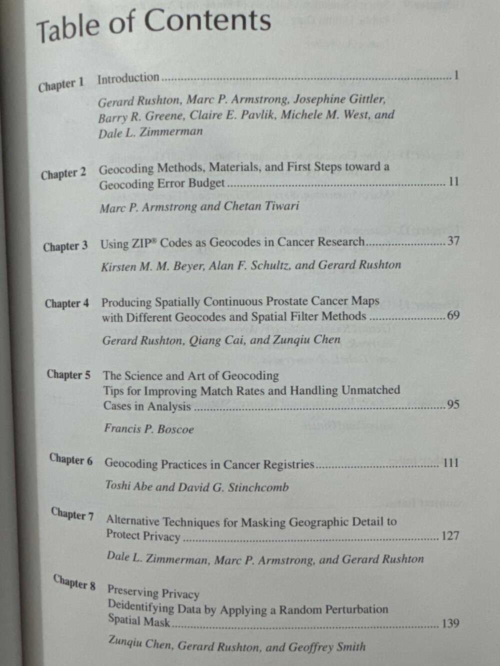 Geocoding Health Data Use of Geographic Codes Cancer Prevention Control Research - Picture 3 of 12